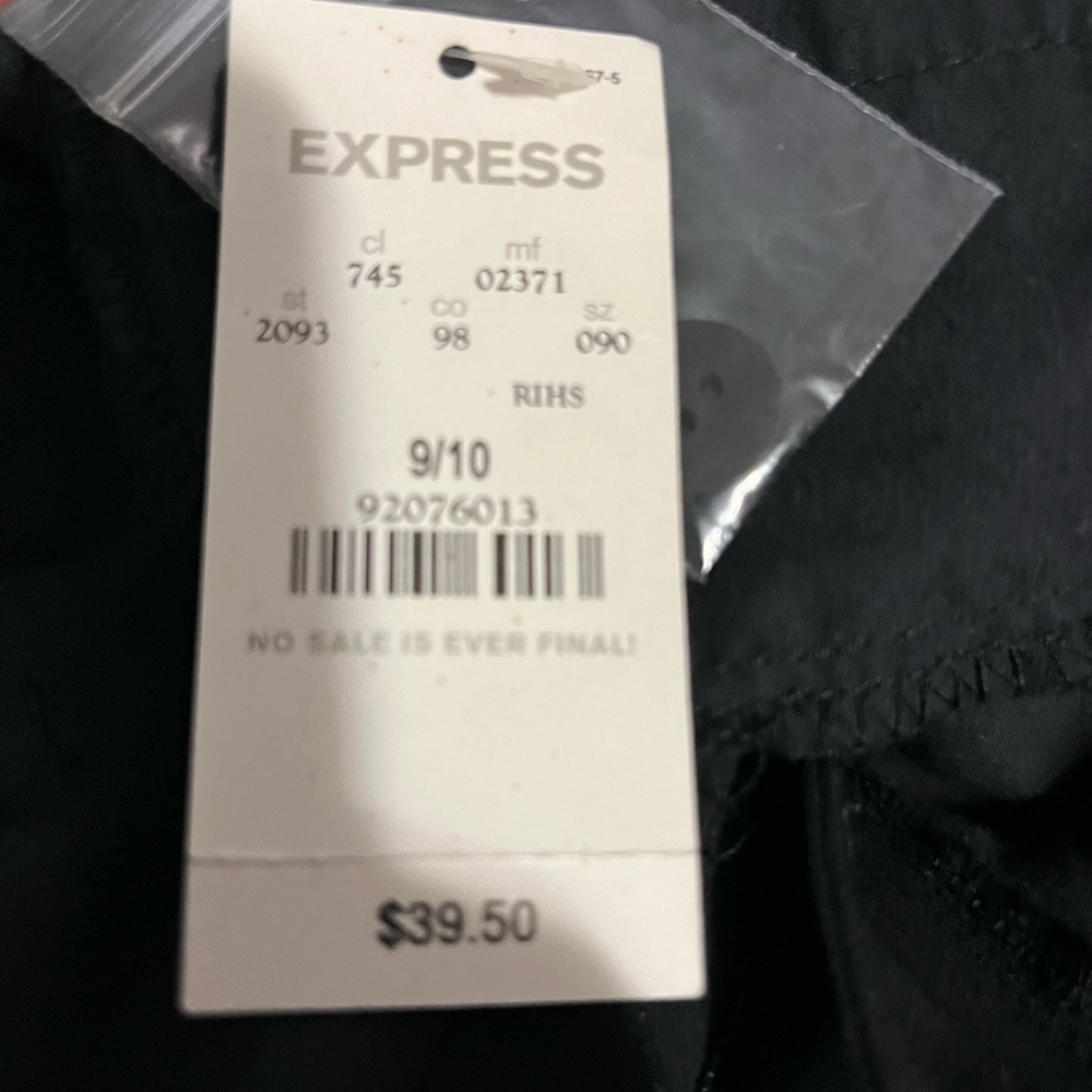 Express Black Wide Leg Pants - Picture 5 of 5